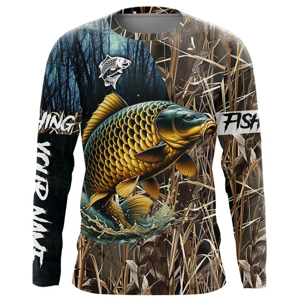 Hunting Outdoor Clothing - تي شيرت هاراجوكو أمريكي بطباعة ثلاثية