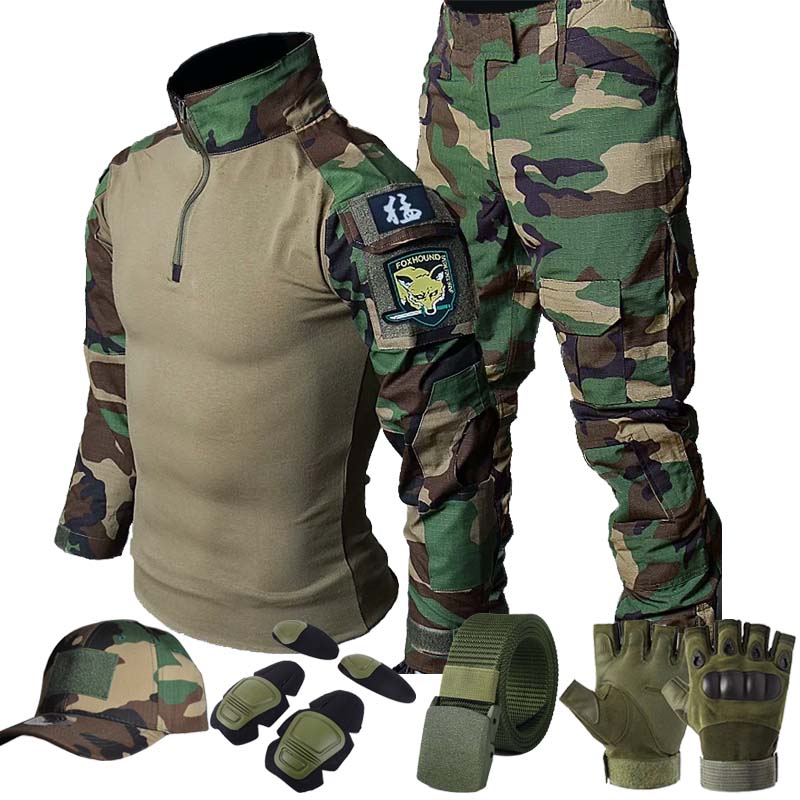 Hunting Outdoor Clothing - طقم زي تكتيكي للتدريب والصيد في