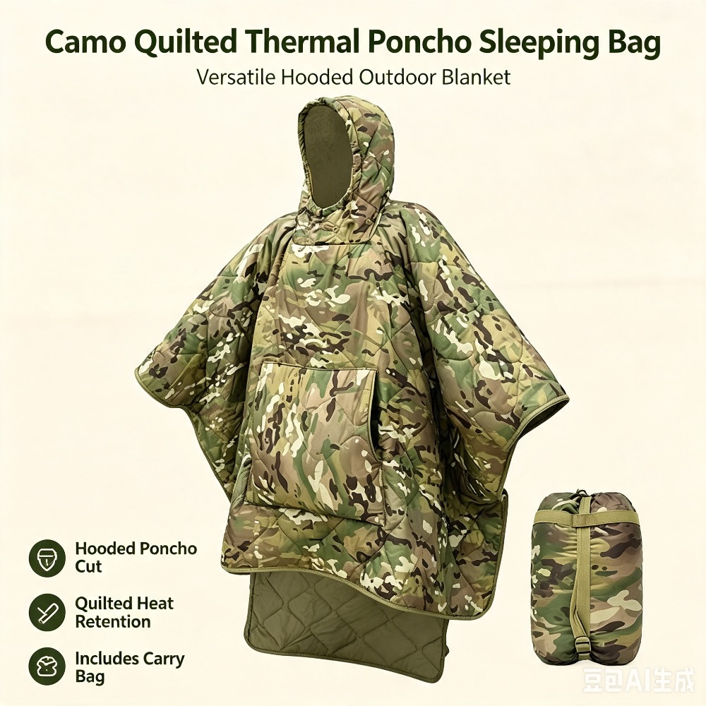 Outdoor Hunting Blanket - بطانية كامو مقاومة للماء وعازلة للحرارة،
