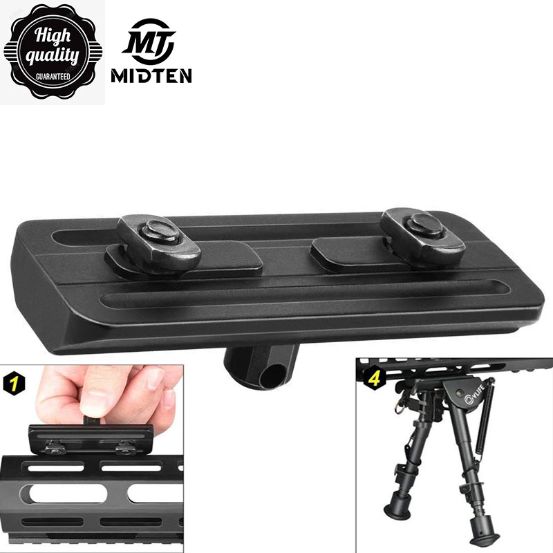 Bipod Rifle Mount - مهايئ واقي اليد من MidTen Fit
