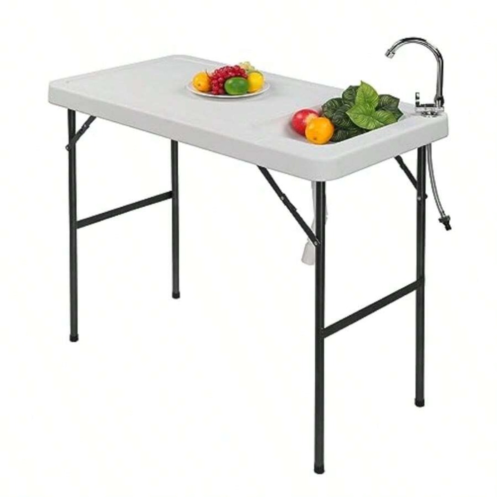 طاولة نزهة خارجية مستطيلة قابل - مراجعة Outdoor Hunting Table وسعره