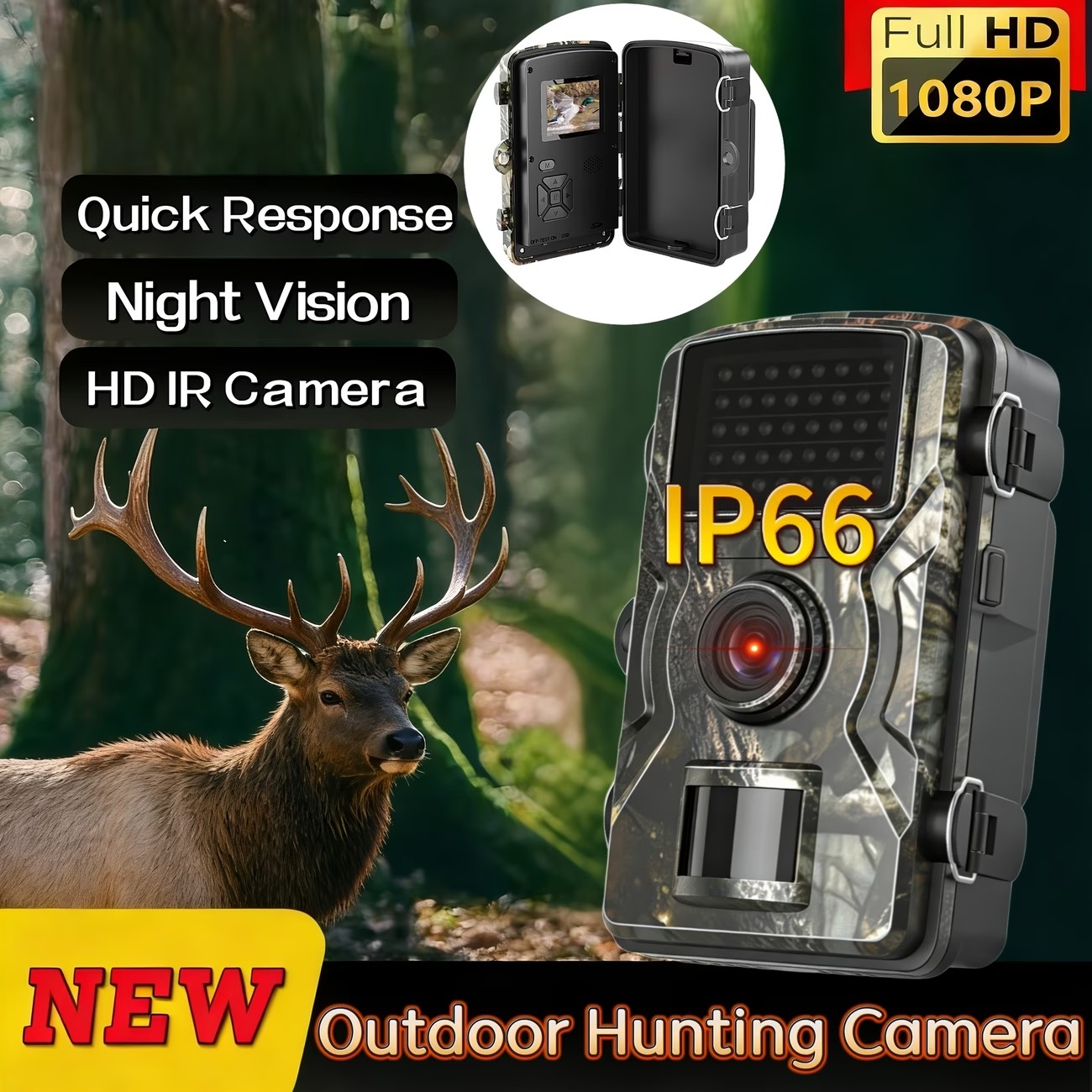 في الهواء الطلق الصيد كاميرا ت - مراجعة Outdoor Hunting Camera Wireless وسعره