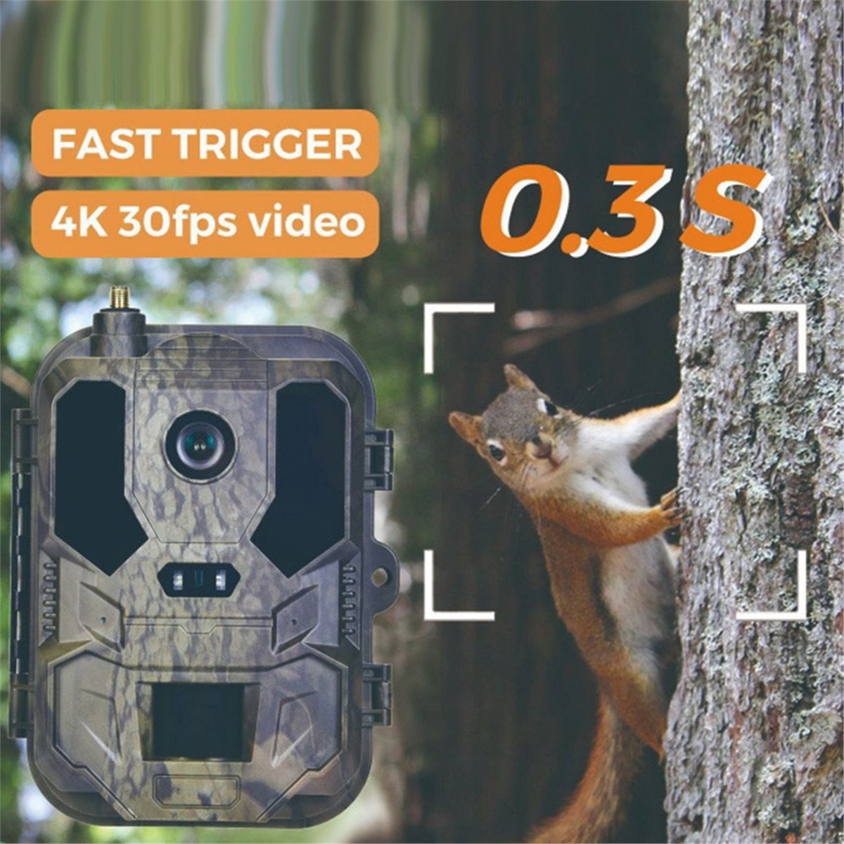 تحديث. كاميرا خارجية 4G بدقة 1 - مراجعة Hunting Outdoor Shows وسعره