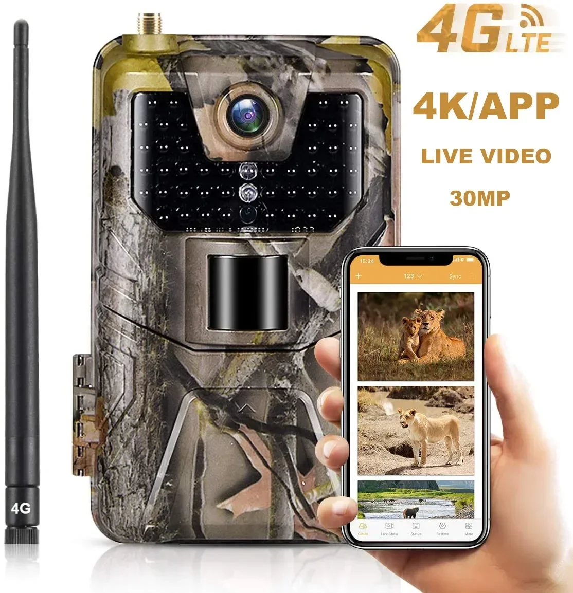 HC-900Pro 36MP صور 4K مقاطع ال - مراجعة Outdoor Hunting Camera Wireless وسعره
