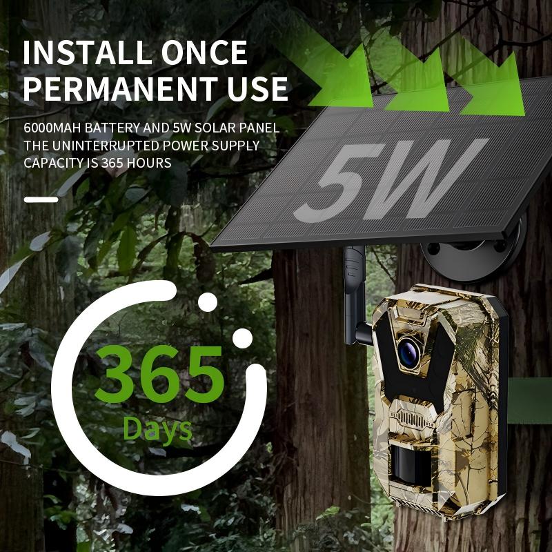 كاميرا صيد T6 4G تعمل بالطاقة  - مراجعة Outdoor Hunting Camera Wireless وسعره