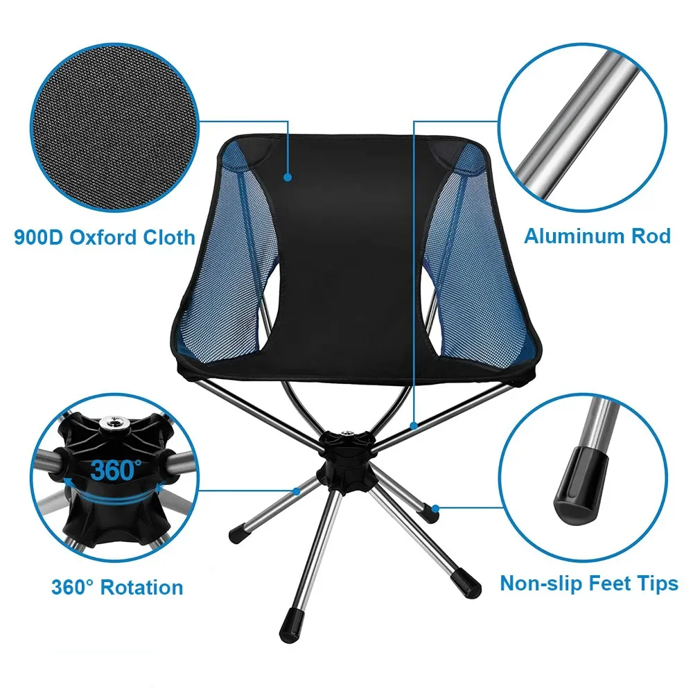 كرسي تخييم قابل للطي 360 درجة  - مراجعة Outdoor Hunting Chair وسعره