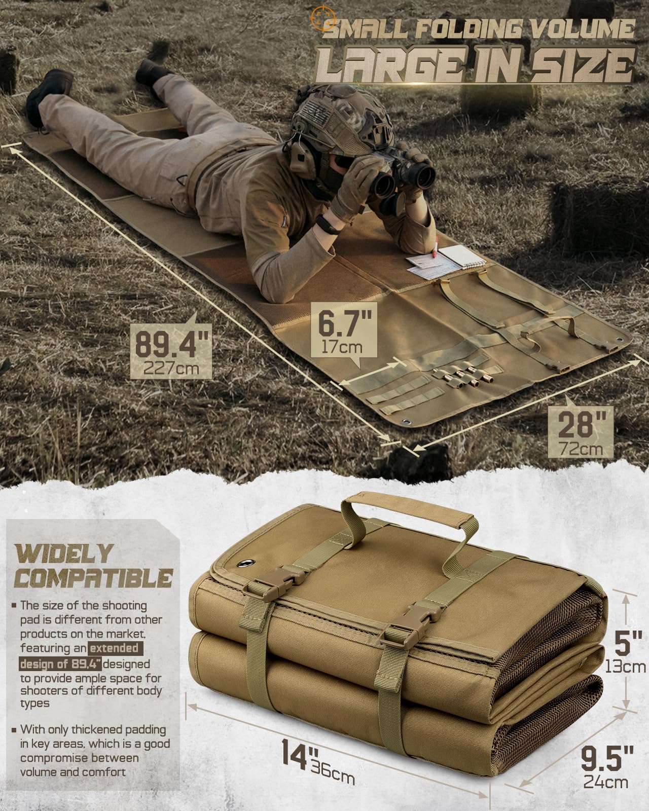 بطانية الرماية التكتيكية المعر - مراجعة Outdoor Hunting Blanket وسعره