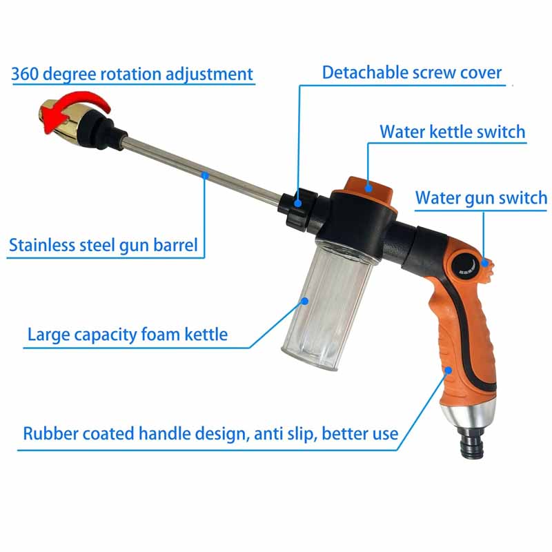 مسدس مياه لغسيل السيارات متعدد - مراجعة Gun Cleaning Rod وسعره