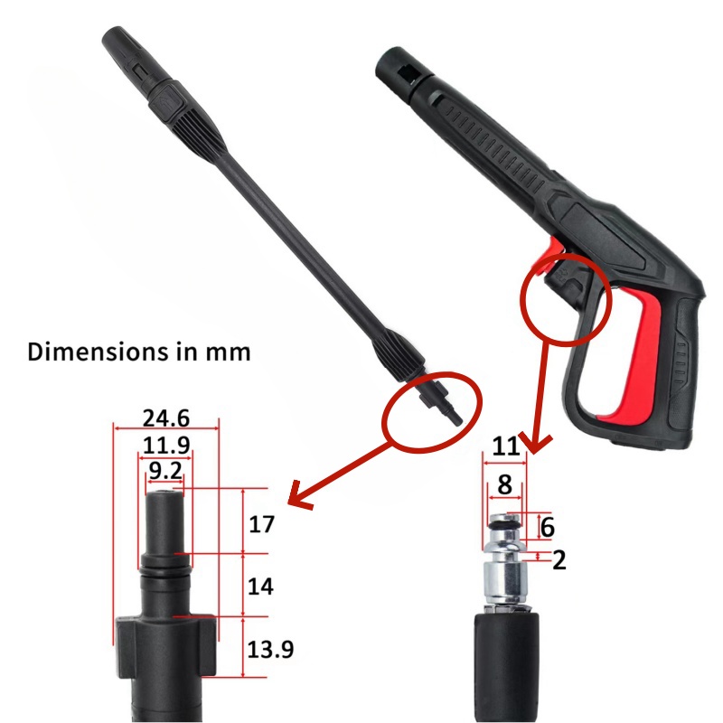 طقم مسدس تنظيف عالي الضغط ، قض - مراجعة Gun Cleaning Rod وسعره