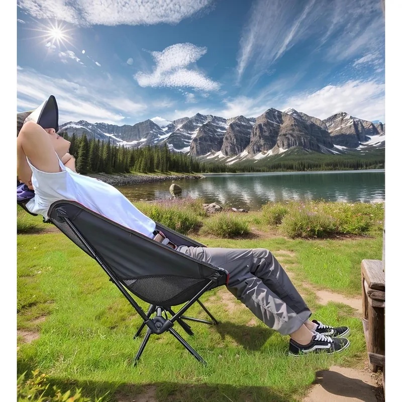 كرسي تخييم محمول خفيف الوزن قا - مراجعة Outdoor Hunting Chair وسعره