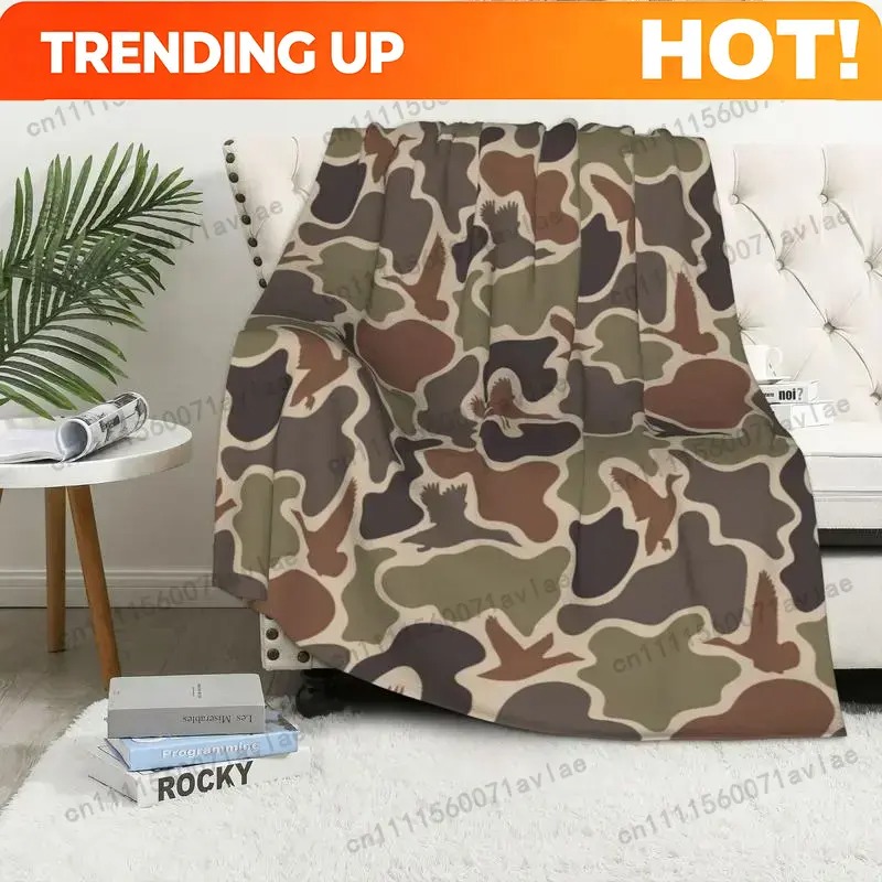 بطانية مموهة مخصصة بتصميم البط - مراجعة Outdoor Hunting Blanket وسعره