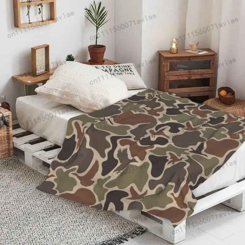 بطانية مموهة مخصصة بتصميم البط - مراجعة Outdoor Hunting Blanket وسعره