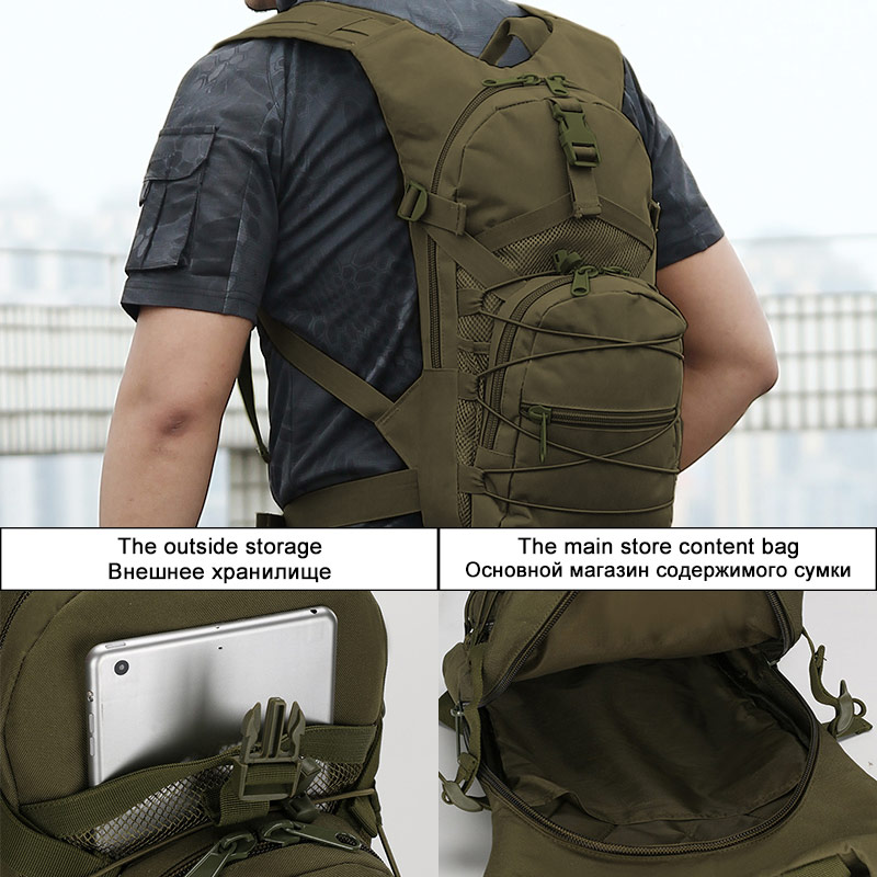 حقيبة ظهر تكتيكية رخوة ، 800D  - مراجعة Outdoor Hunting Bike وسعره