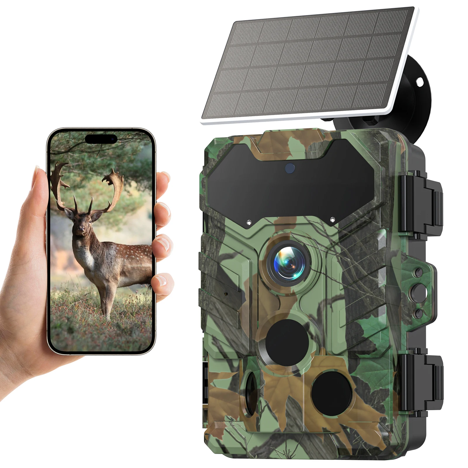 كاميرا تعمل بالطاقة الشمسية في - مراجعة Outdoor Hunting Camera Wireless وسعره