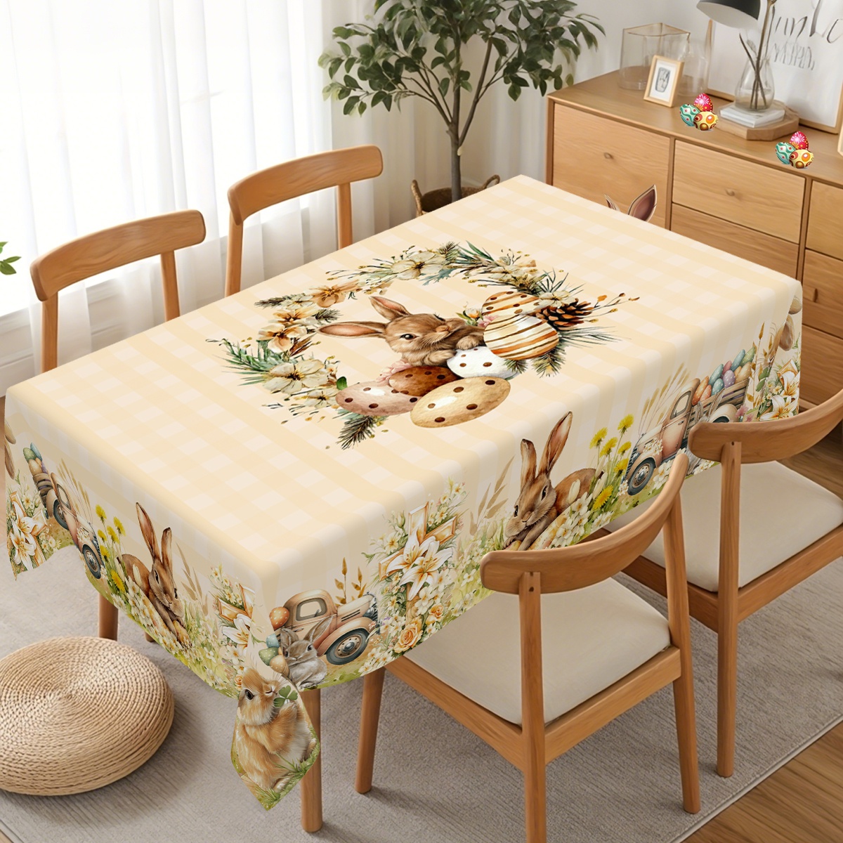 مفرش طاولة بتصميم أرنب عيد الف - مراجعة Outdoor Hunting Table وسعره