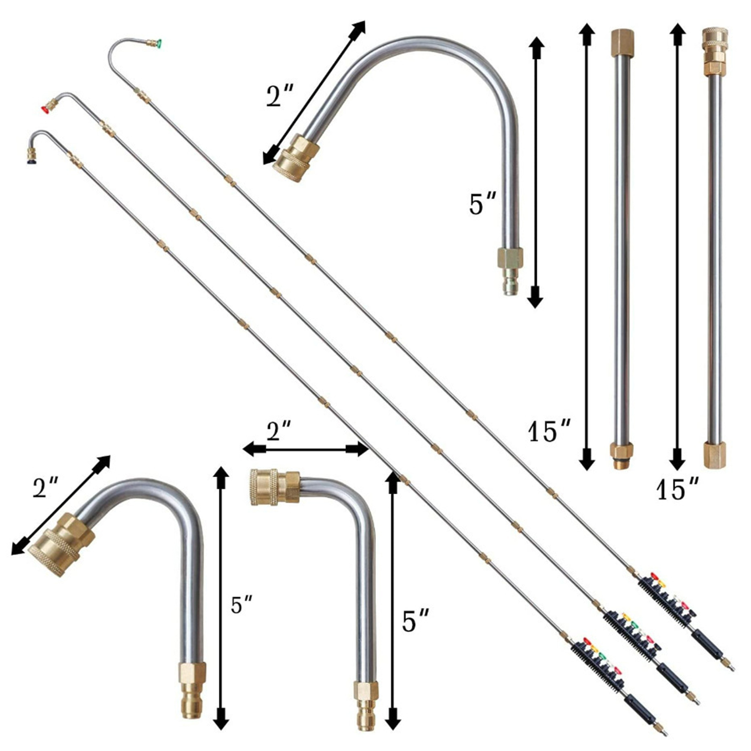 طقم عصا تمديد لغسالة الضغط 10/ - مراجعة Gun Cleaning Rod وسعره